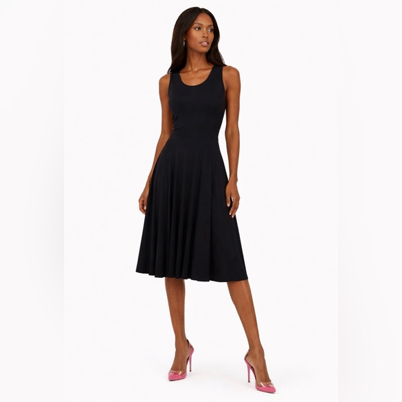 Cynthia Rowley Dresses & Skirts - Cynthia Rowley Classic Black Sleeveless A-Line Midi Dress